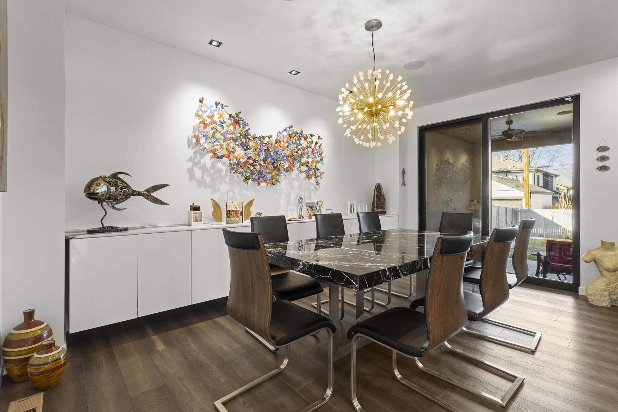 Modern Staged Dinning Room Photography