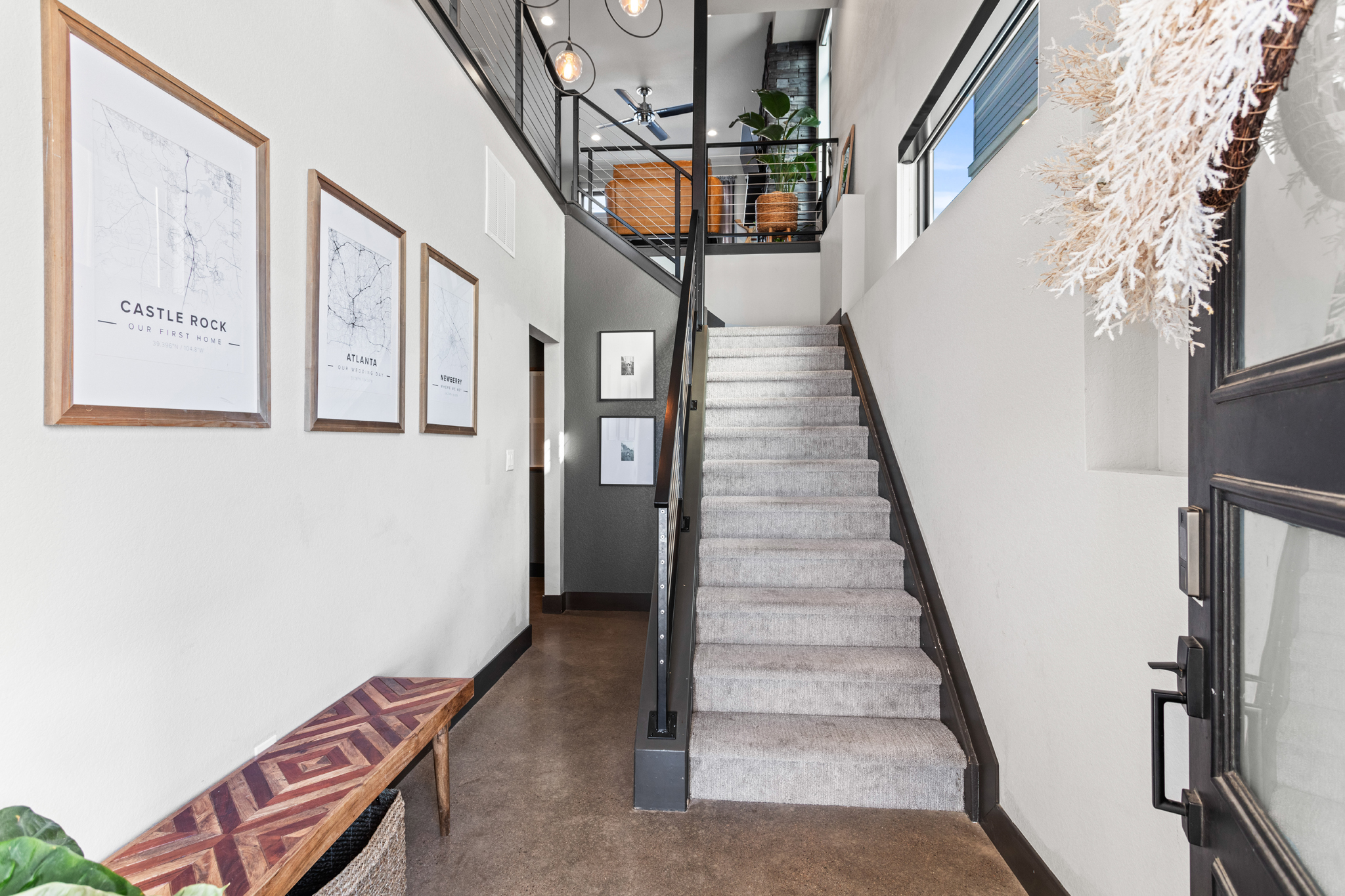 Mondern Designer Front Entry Staged
