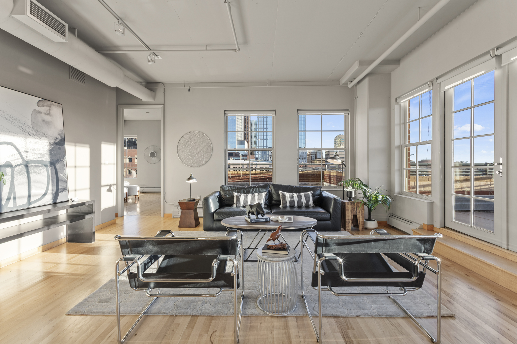 Downtown Rino Staged Living Room Photography