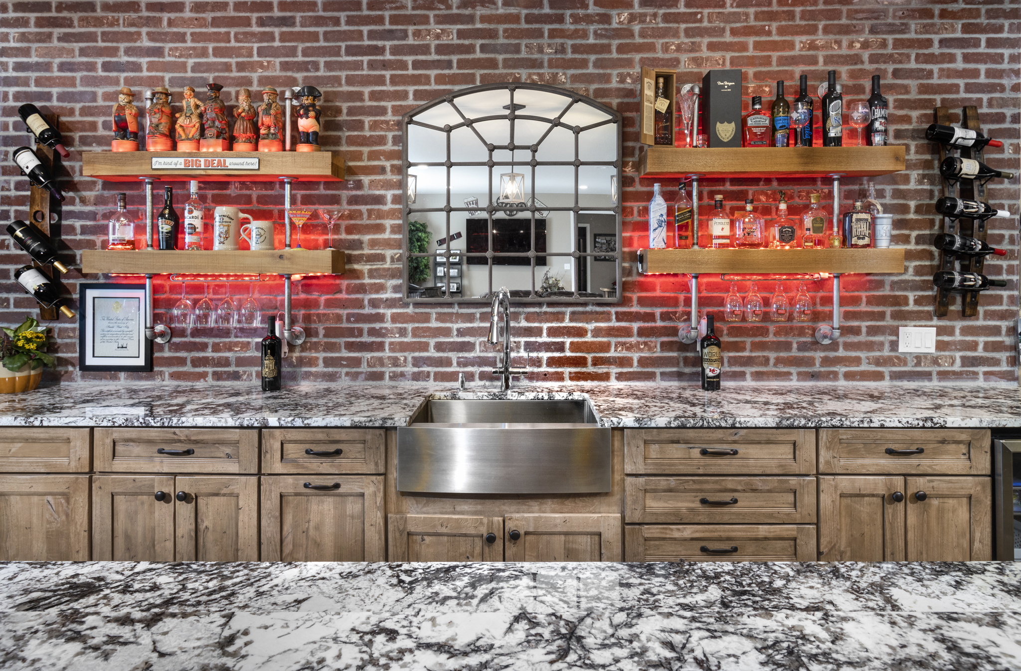 Custom Design Kitchen Photography with Back lighting in Castle Pines Colorado