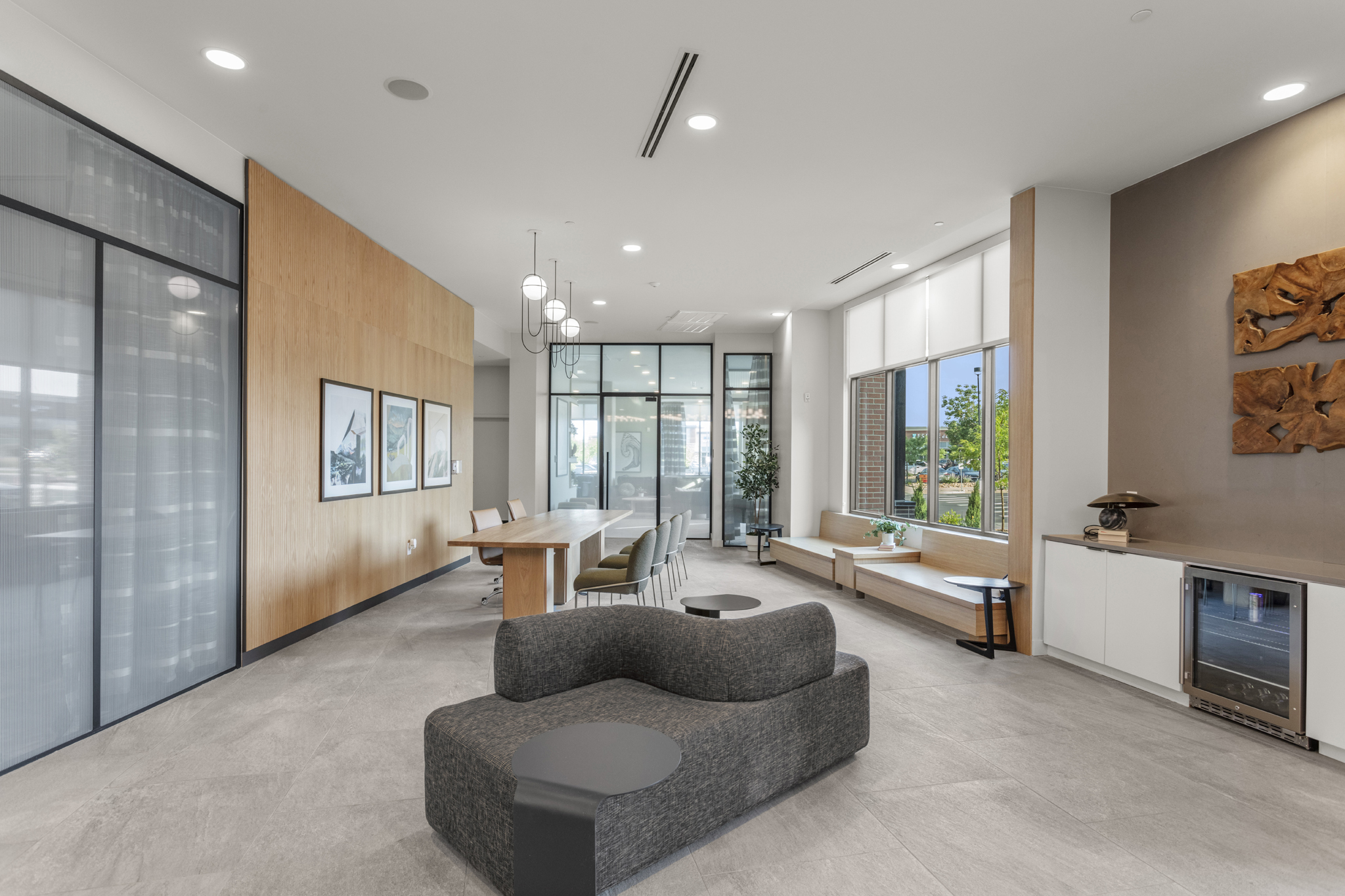 Commerical Architectural Photography of a Lobby at an Multi Family Apartment Complex
